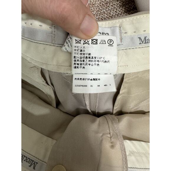 Max Mara Wool Trousers Tapered Leg Classic Quiet Luxury Italy, 10 - Picture 15 of 15